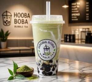 Matcha bubble tea